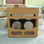 V Front rear Custom Tweed V Front Cabinet for Fender Bassman Chassis
