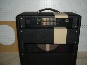 V Stack Combo Guitar Amplifier Prototype by Will Dyke of Armadillo Amp Works V Stack Prototype Cabinet by Will Dyke of Armadillo Amp Works