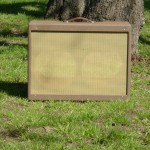 custom_brown_&_wheat Brown and Wheat Fender Style Amplifier Cabinet