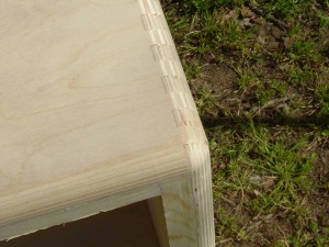 finger-jointed birch ply cabinet