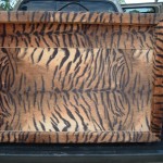 Custom Tiger Skin Speaker Cabinet Tiger Skin 2*12 Speaker Cabinet by Will Dyke