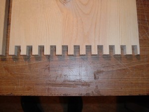 Finger-Joints cut in Solid Pine