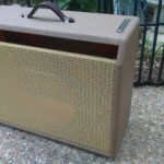 Brown Vibrolux Fender Replacement Amplifier Cabinet