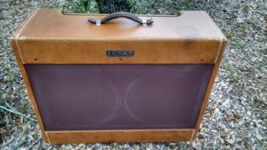 Fender Amplifier Cabinet Restoration of a Wide Panel Tweed Twin