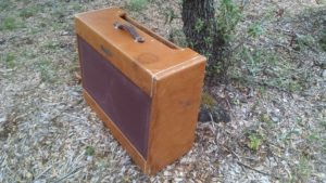 Fender Amplifier Cabinet Restoration of a Wide Panel Tweed Twin with Relic Finish